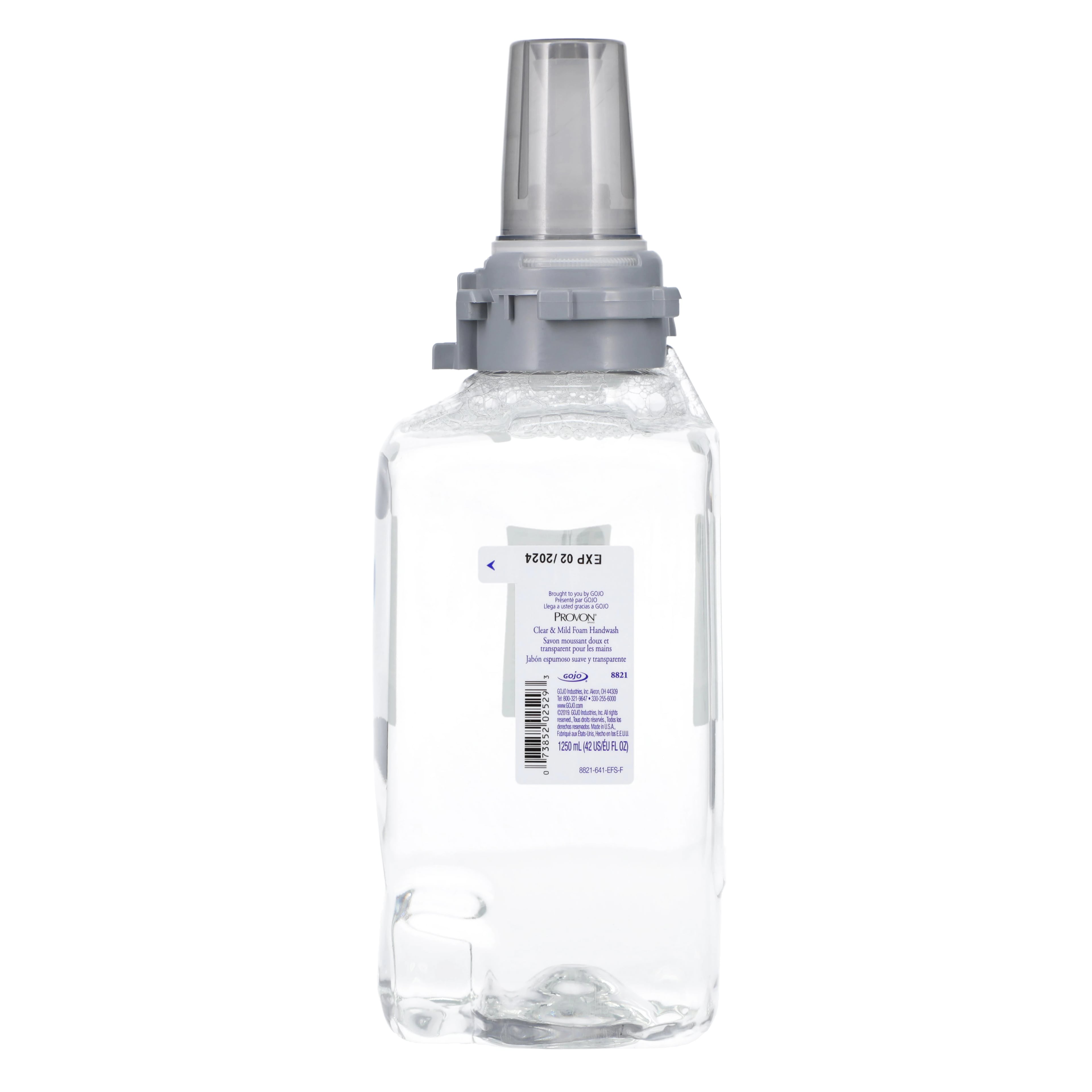 PROVON Clear and Mild Foam Hand Wash Refill, 1250 mL, 3/Case