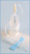 Vaculet Blood Collection Set, 21G x 3/4" Winged, 12" Tubing, Multi-Sample Luer Adapter, Green, Non-Latex, 200/Case