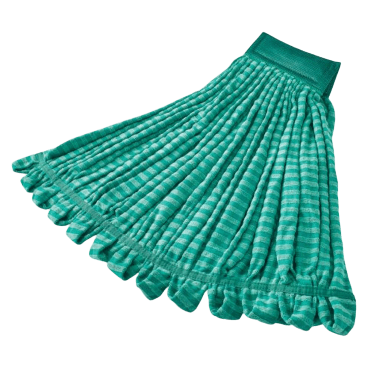 Microfiber Tube Web Mop Head, 5" Web, Large, Green, 6/Case