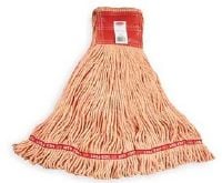 Mop Shrinkless Web Foot 5" Medium Orange, 6/Case