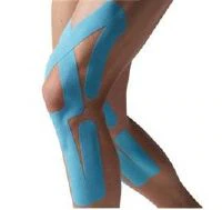SpiderTech Kinesiology Tape ClinicPac FullKnee, Pre-Cut, Red, Non-Sterile, 10/Box