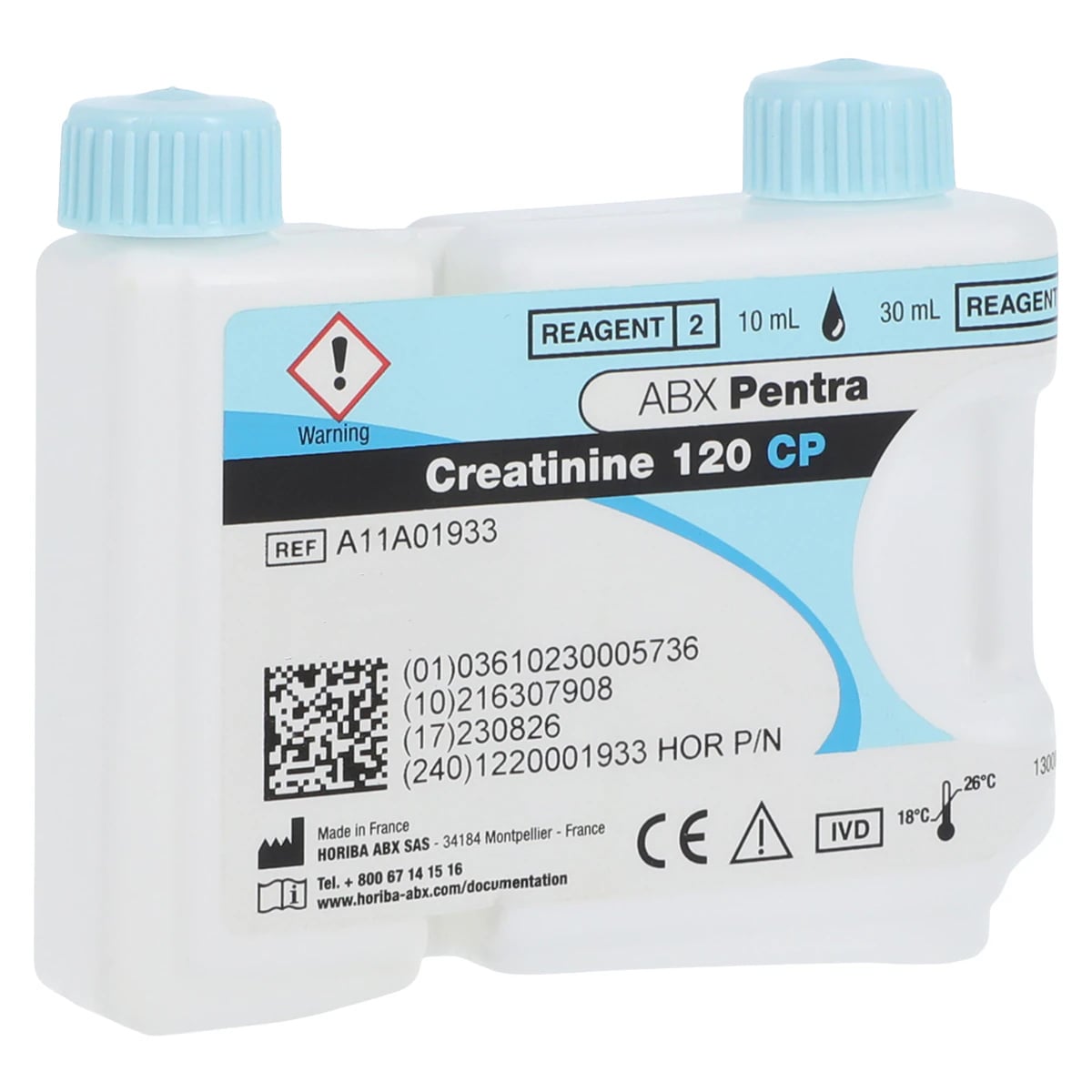 Horiba Medical Cassette Creatinine CP Reagent, Pentra C400/C200, 120 Count