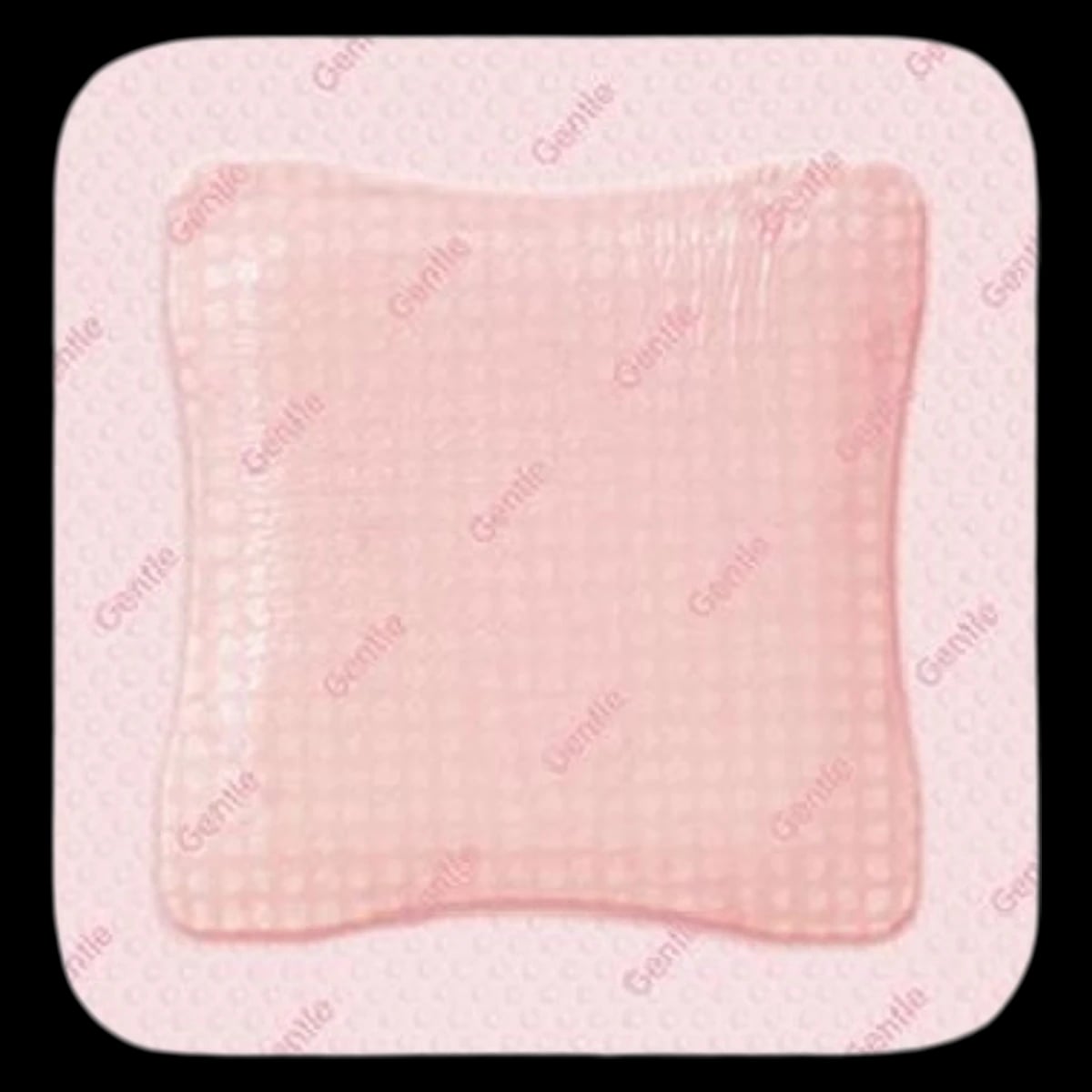 Allevyn Gentle Border Lite Hydrocellular Foam Dressing, 6x6", Sterile, Gentle Adherent, Adhesive, Pink, Absorbent