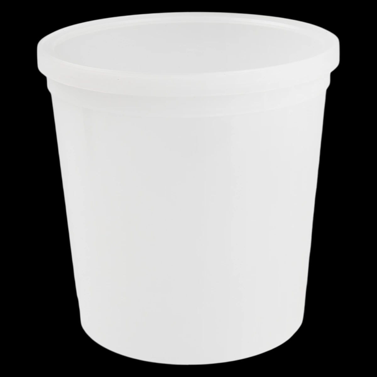Medegen Lab Container, Translucent, 84 oz, Plastic Lid, 50/Case