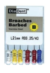 #35 XF Barbed Broaches, 21mm, Pack of 6, 01KT1G0XE0PS47M7EFQ3HJN91B