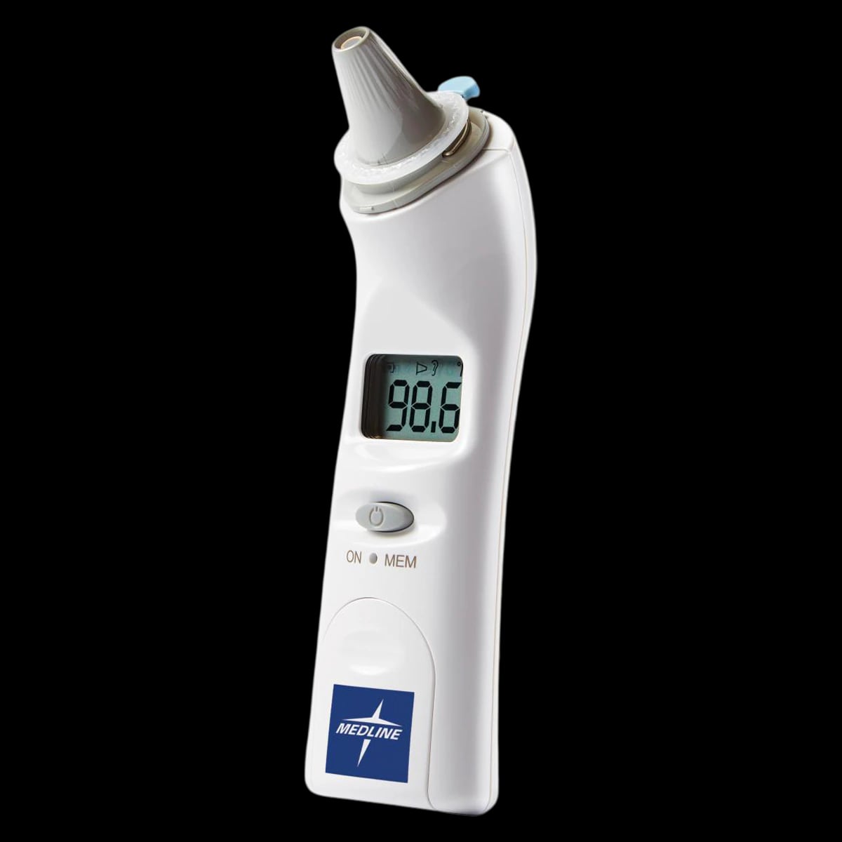 Medline Tympanic Digital Thermometer, Reusable, Dual Scale, Ear Probe, Each