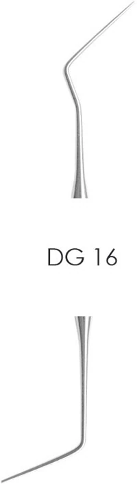 A. Titan Instruments Double-Ended Endo Explorer DG16UL, Life-Steel Handle, #23/DG-16 Tips, 1/Pk