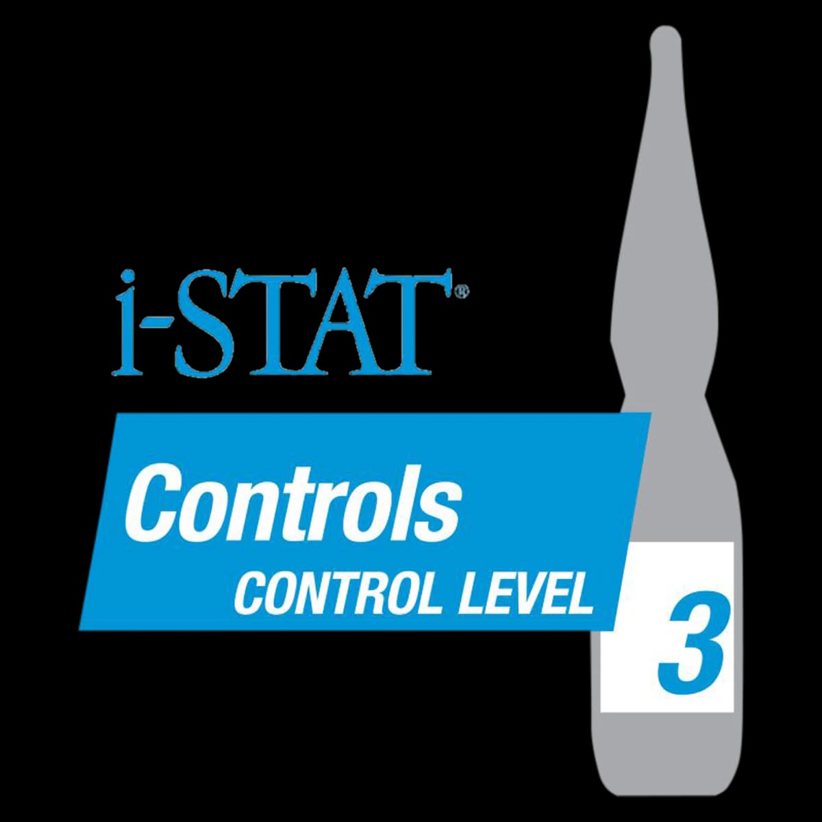 Abbott i-STAT TriControls Level 3 Control Set, 1.7 mL Ampule, 10/Box
