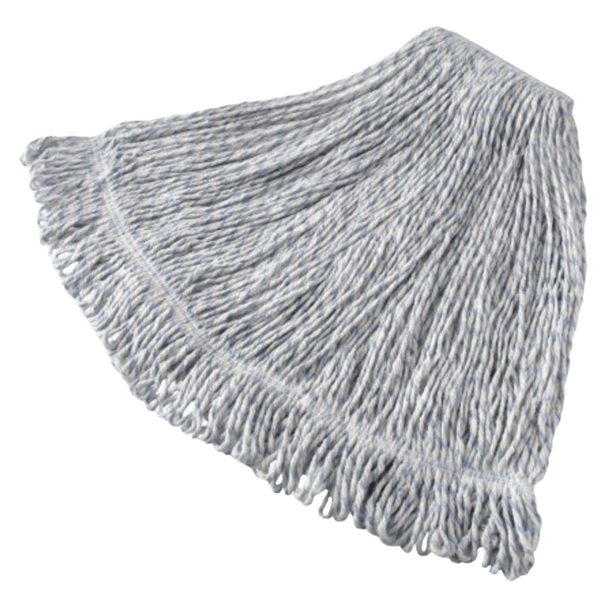 Mop Finish Web Foot Looped, 4-Ply, White, 6/Pack