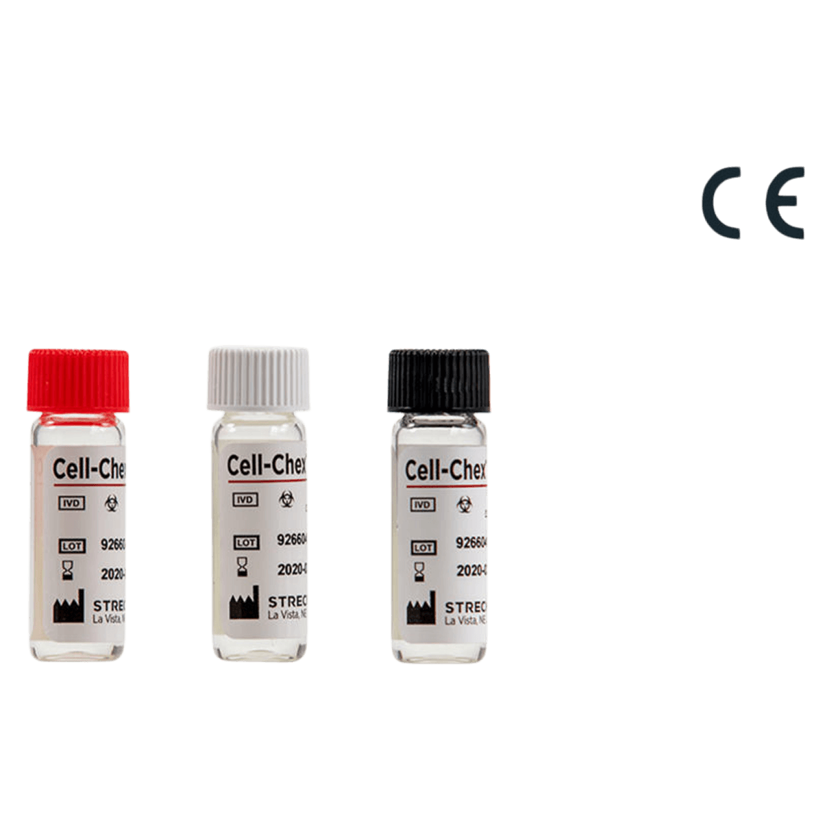 Cell-Chex Cell Body Fluid Control, Levels 1-UC, 1-CC, and 2, 3 x 2 mL