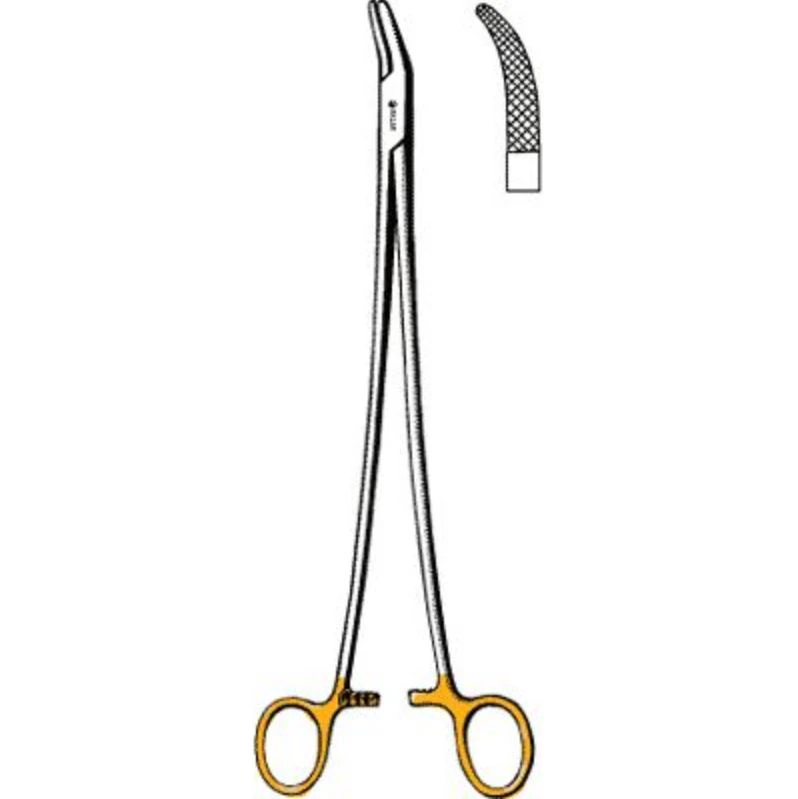 Sklar Instruments Heaney Needle Holder, Serrated Jaw, 10", Tungsten Carbide, Curved, 01KT0J07FCYRXSWPM3Z2RESH7K