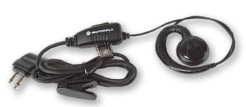 Motorola Swivel Earpiece Ear Loop Over-the-Ear Black, HKLN4604