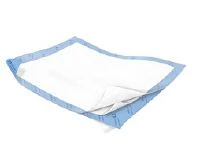 Cardinal Health Wings Premium Incontinence Underpad, 23" x 36", Heavy, Airlaid Core, Blue, 72/Case