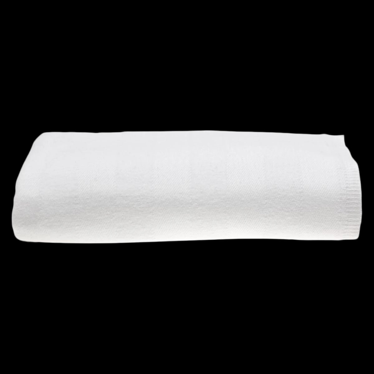 Medline Cotton/Polyester Spread Blanket, White, 70" x 108"