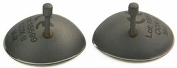 Oculo-Plastik Cox IIH Laser Shield, Large, Silver, Right Handle, Each