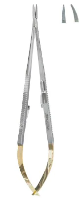 Miltex-Integra Jacobson Needle Holder, Serrated Jaw, 7", Tungsten Carbide