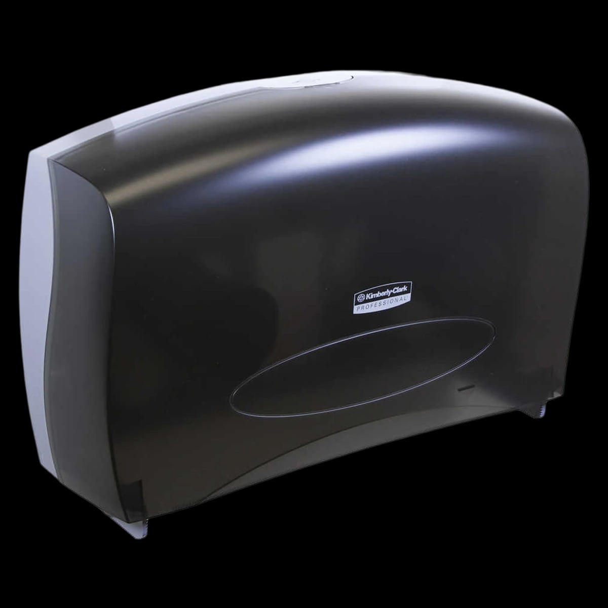 Kimberly-Clark Professional Cored JRT Jumbo Combo Tissue Dispenser, Black, Translucent Cover, 1/Case
