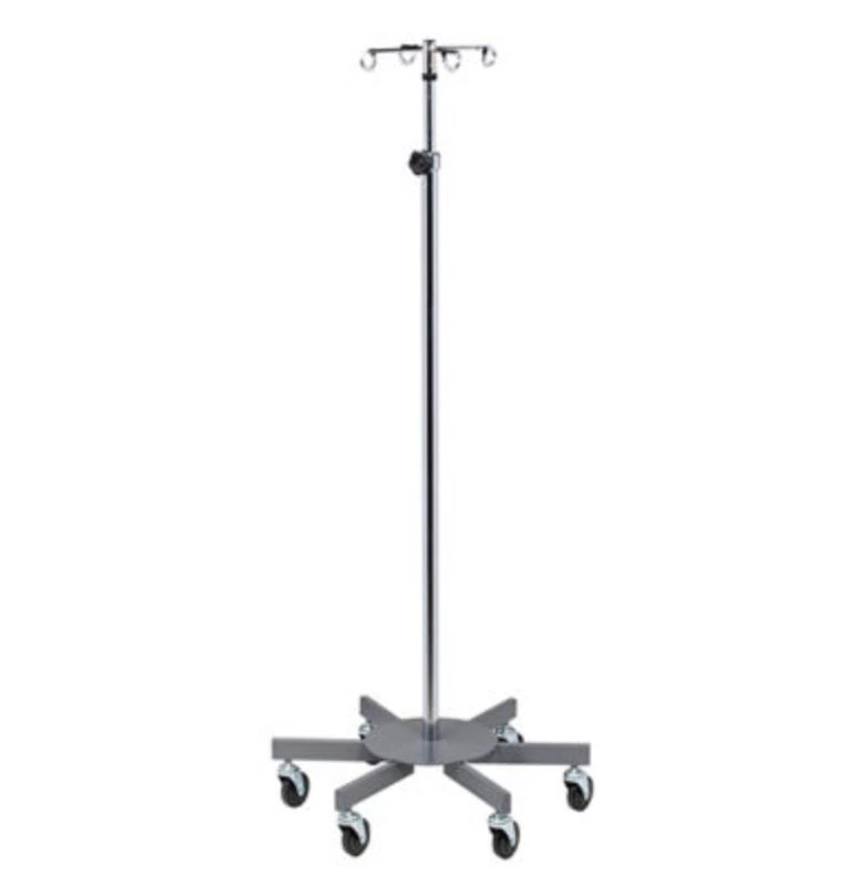 Clinton Industries Heavy Duty IV Pole with 4 Hooks