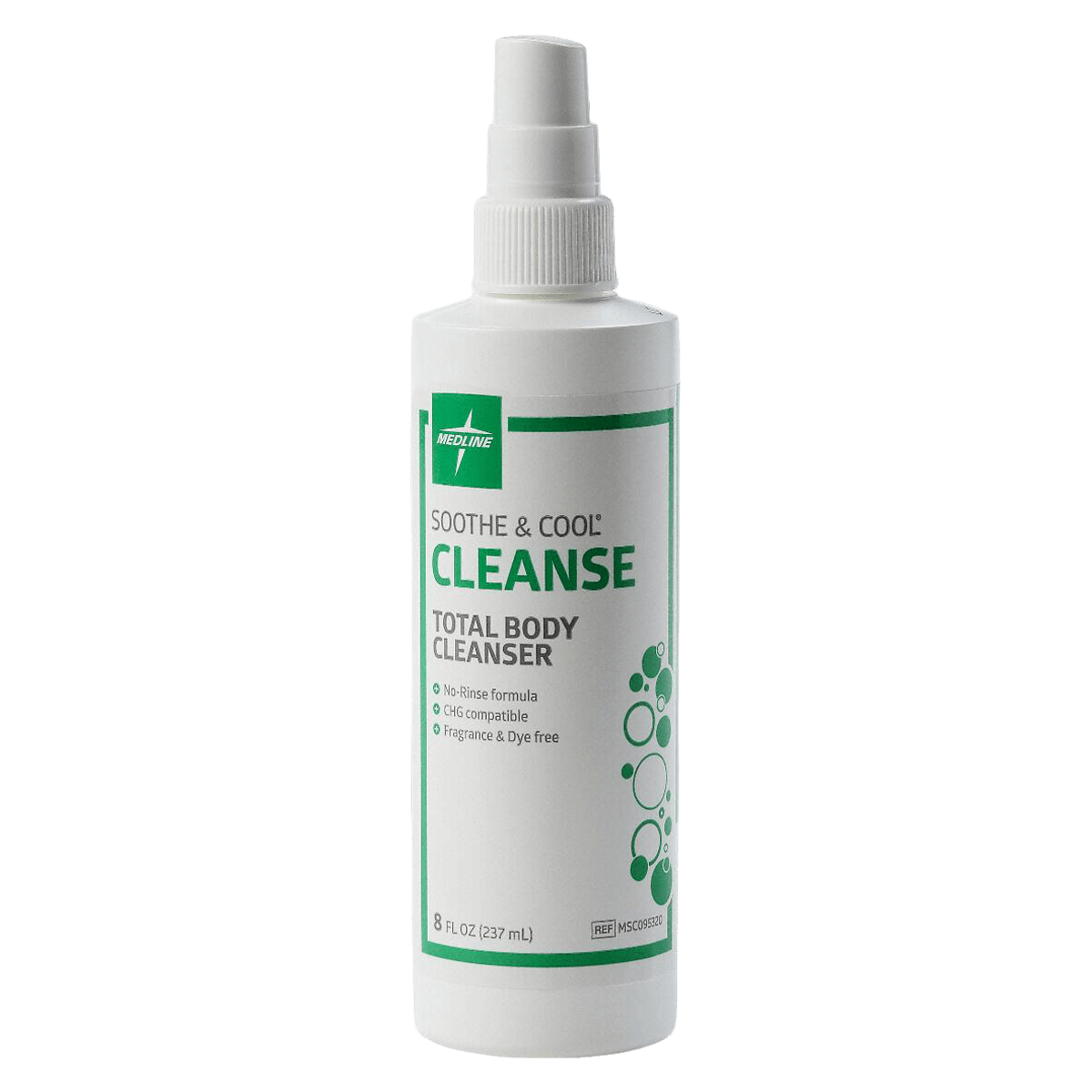 Medline Soothe & Cool No Rinse Perineal Wash, 8 oz, Unscented, Each