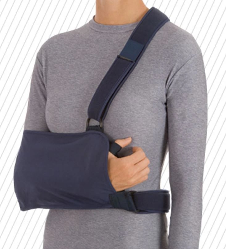 United Ortho Deluxe Shoulder Immobilizer, Adult, Medium, Cotton/Polyester