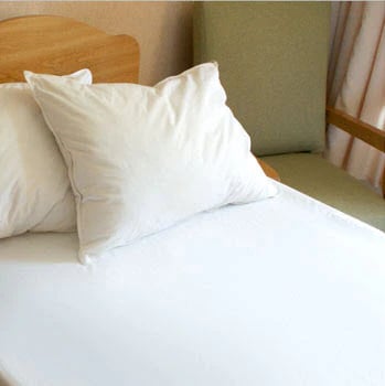 Calderon Textiles Comfort Weave Flat Sheet, Twin, White, 66" x 104", T130