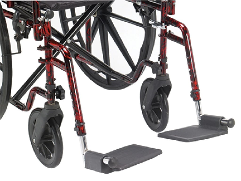 Drive Medical Footrest Assembly for Cruiser 3 Wheelchair, Pair, 1/Pair