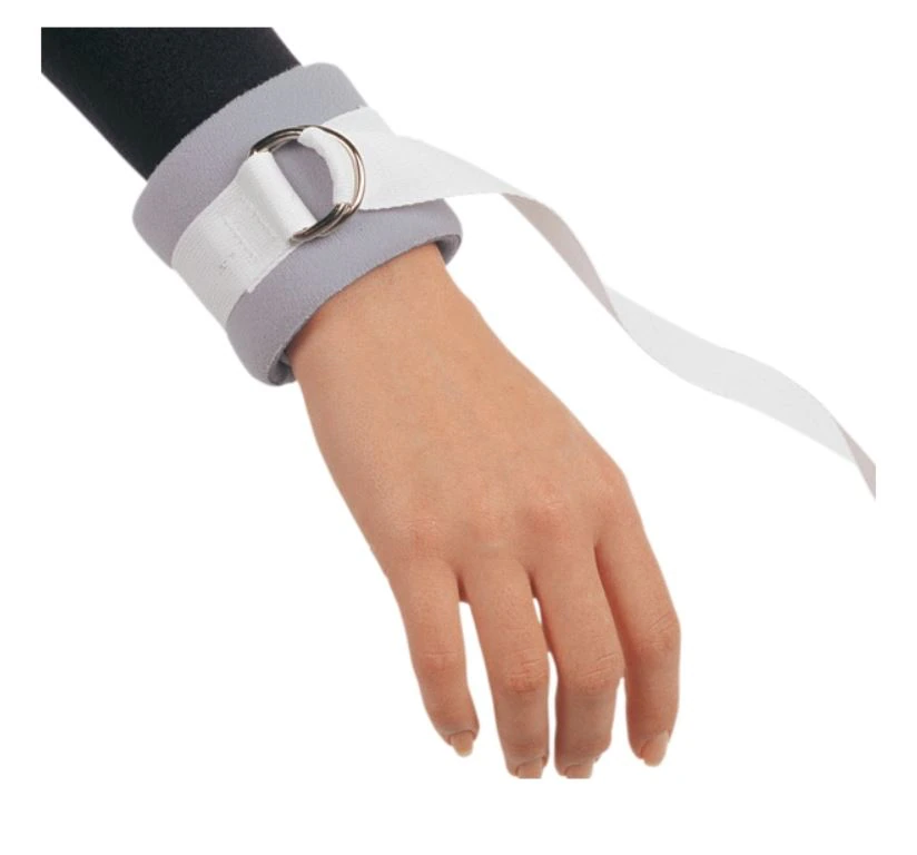 Procare Foam Limb Holder Restraint, Universal Hook & Loop with D-Ring, 10 Pairs per Package