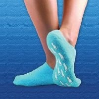 Silipos GeLuscious Moisturizing Socks, One Size, Men's