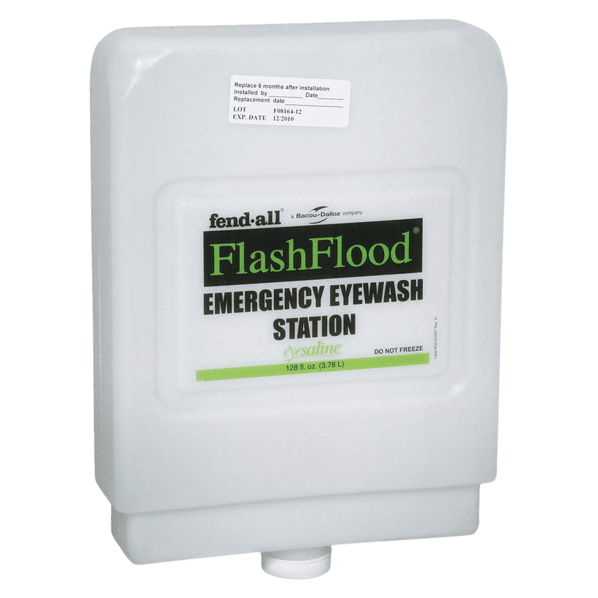 Honeywell Fend-All Eyewash Solution, Sterile Saline, 1 Gallon Bottle