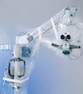 Medline Vari-Lens Microscope Drape, 52" x 150", Clear Plastic, Sterile