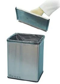 Shielded Waste Container, Stainless Steel (Mirion Technologies Inc.)