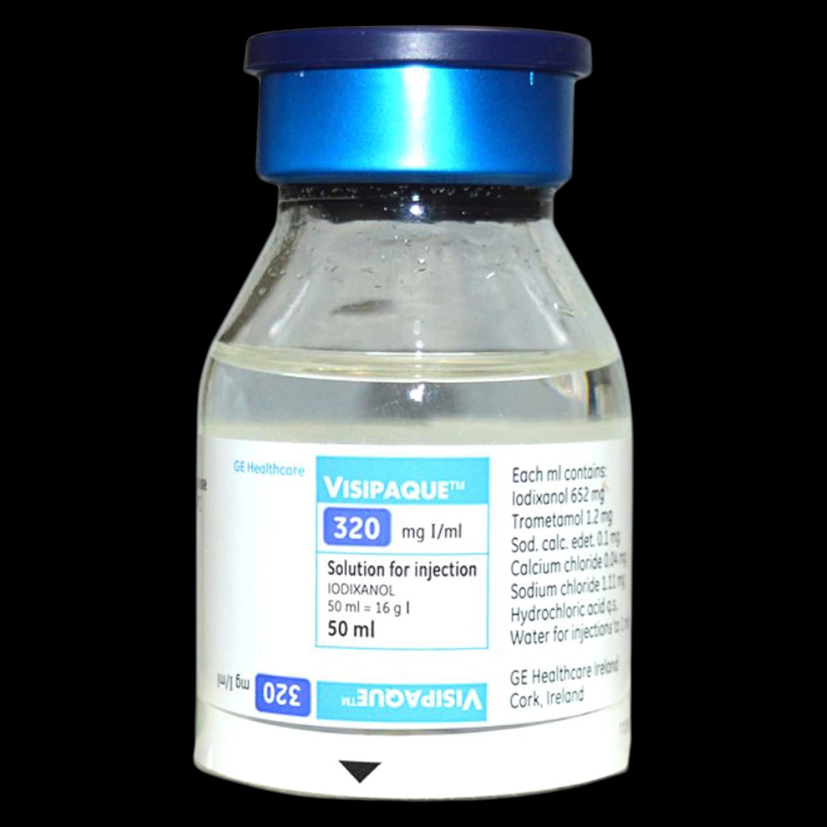 Visipaque (Iodixanol) Injection 320 mg/mL, 100 mL Bottle, 10/Package