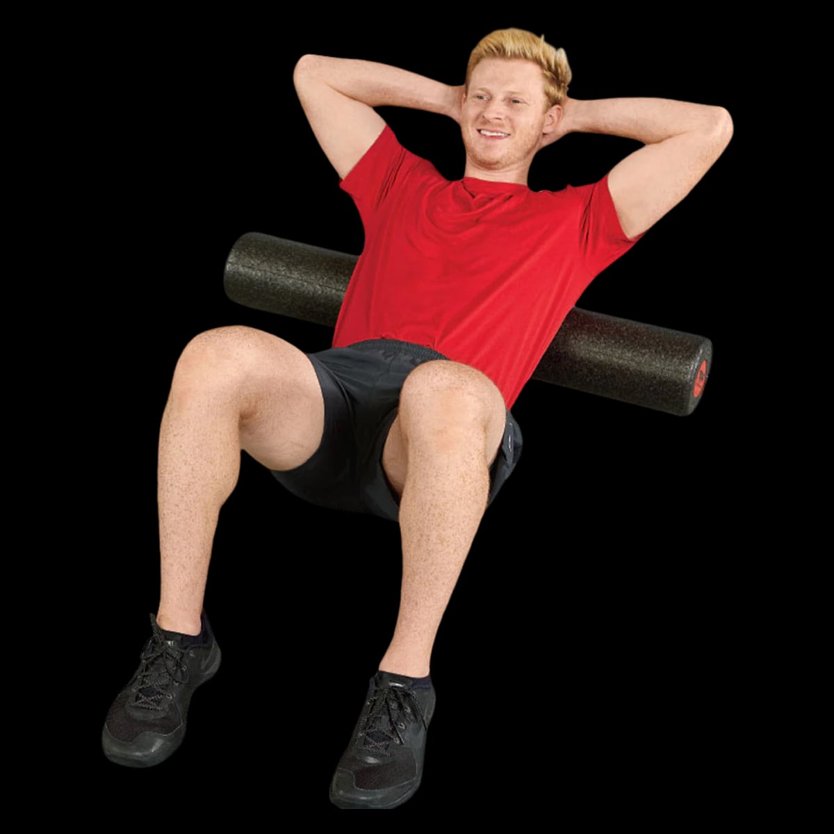 Perform Better Elite Foam Roller, Round, 3" x 6", Black
