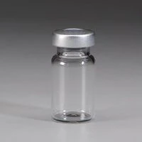 Greer Laboratories Empty Glass Vial, 5mL, Silver Cap, Sterile, Clear, 25/Package