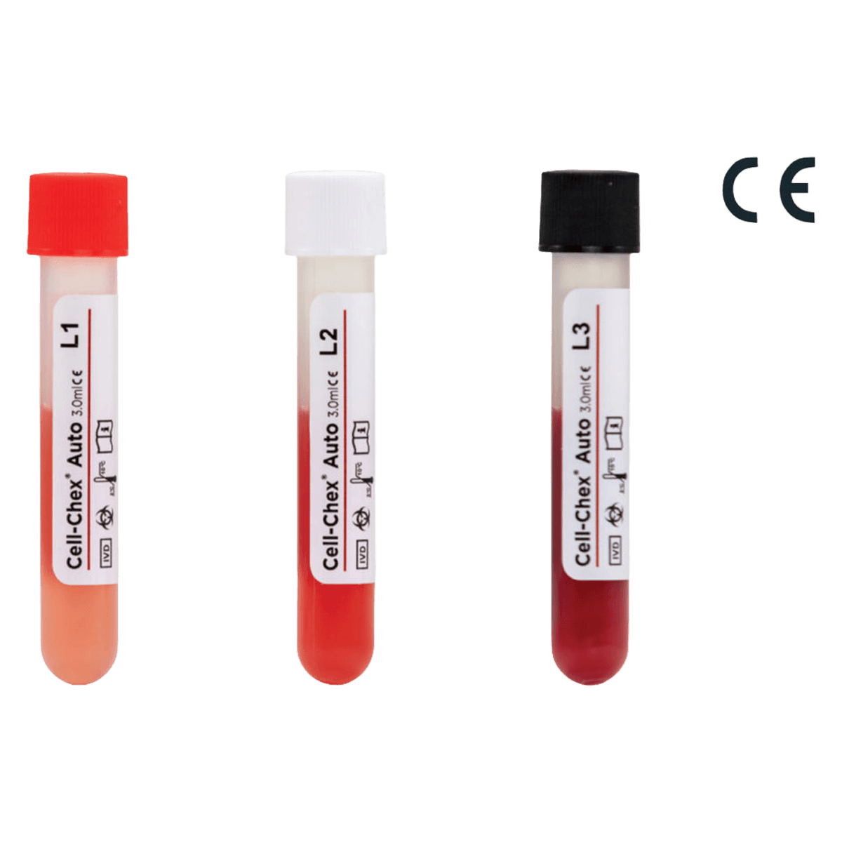Streck Cell-Chex Auto Multi-Analyte Level 1 Control, 3 x 3 mL, 3/Box