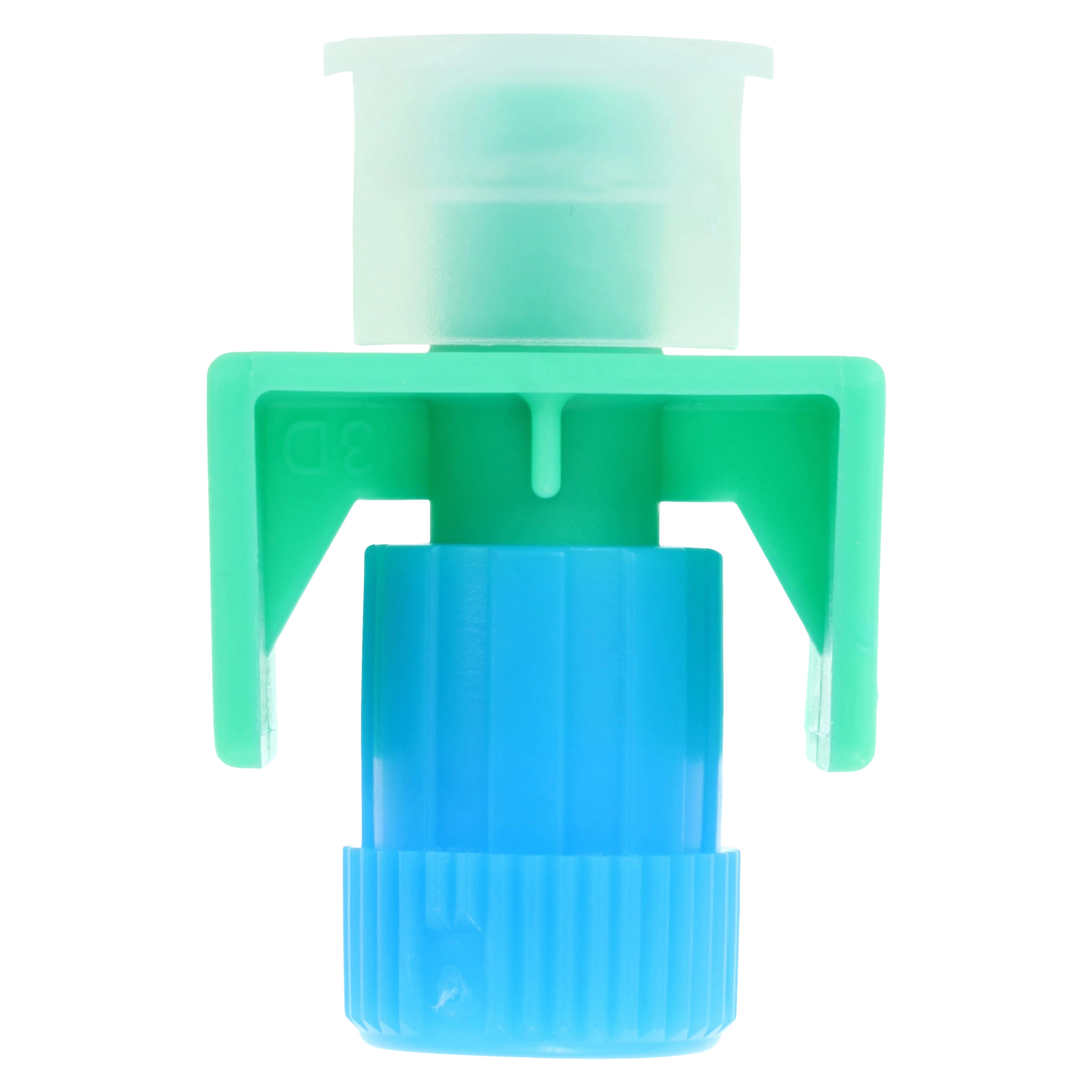 B. Braun UltraSite Fluid Dispensing Connector, Dual Female Luer Lock, Non-DEHP/Non-PVC/Non-BPA, Sterile, Latex-Free, Green, 100/Box