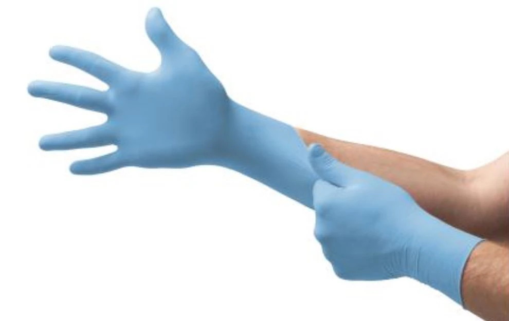 Micro-Touch NitraTex PF Sterile Nitrile Exam Gloves, X-Large, Blue, 200/Case