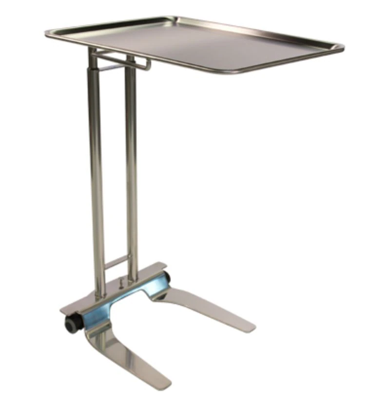 Pedigo Products Adjustable Stainless Steel Mayo Stand, 20" x 25"