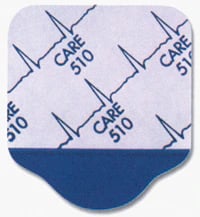 Kendall Care Resting Electrode, 1" x 1-3/16", Disposable, 100/Bag