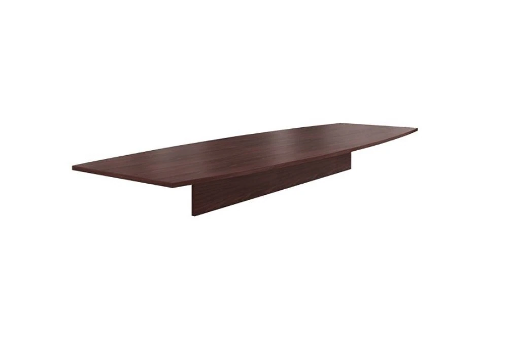 The Hon Company Boat-Shaped Conference Table Top, Mahogany