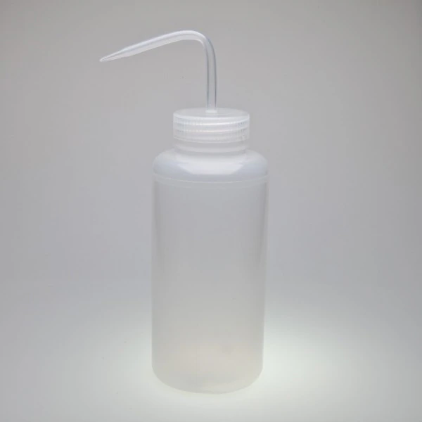 Bel-Art Products Polyethylene Wide Mouth Wash Bottle, Natural, 1000mL, 3/Bag
