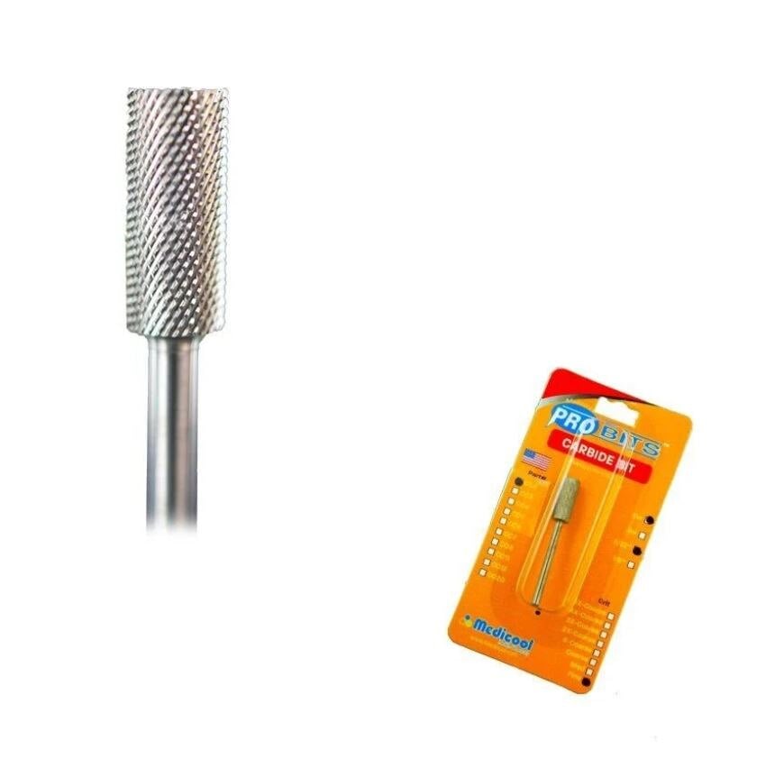 Medicool Nail Drill Bit Tip, Titanium/Tungsten Carbide, Each