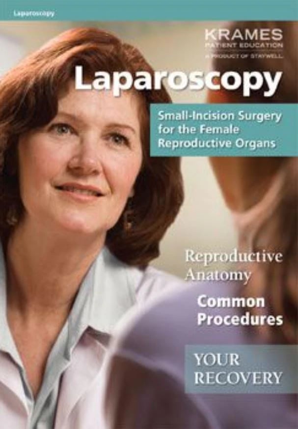Krames Communications Laparoscopy Educational Booklet, 16 Pages, 7" x 10", Each