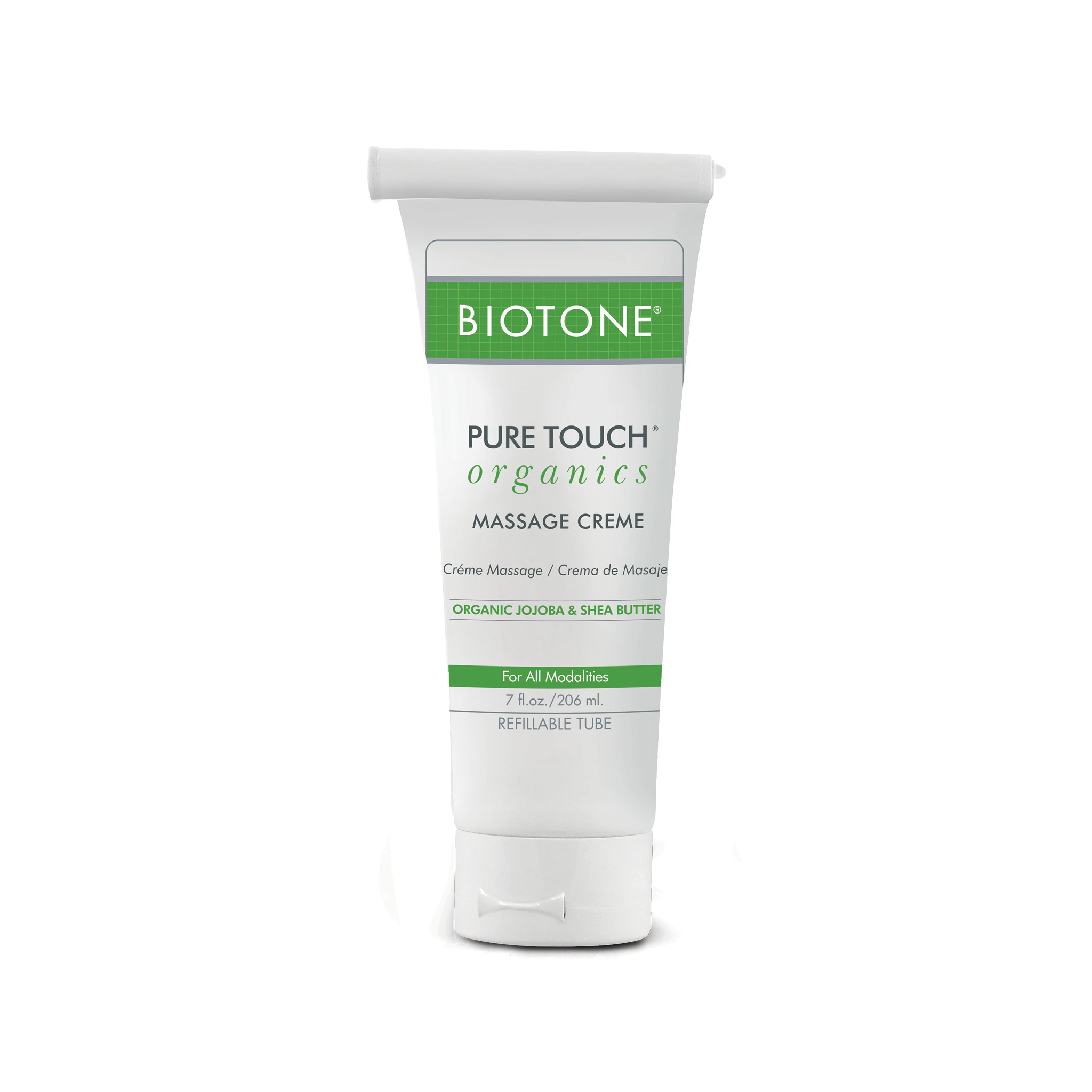 Biotone Pure Touch Organic Massage Cream, 7 oz