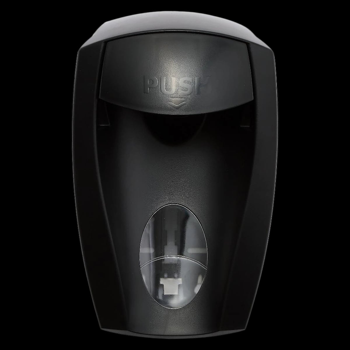 Medline Foam Soap Dispenser, Manual Push, Black, Plastic, 1000 mL, Each