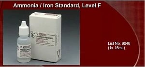 Sekisui Diagnostics Ammonia/Iron Standard Level F, 15 mL