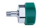 DISS Male Adapter Fitting, 1/8" NPT, Vacuum Pump Adapter