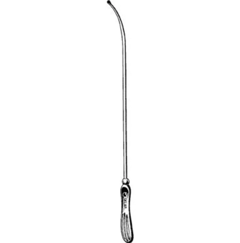 Sklar Instruments Sims Uterine Sound, Plain, 12-1/2" Curved Tip