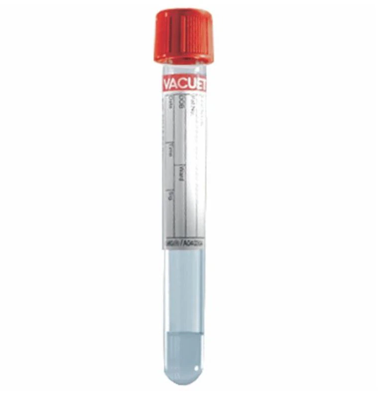 Greiner Bio-One Vacuette SST Venous Blood Collection Tube, 5 mL, Red/Yellow, Pull Cap, 13x100 mm, 50/Box