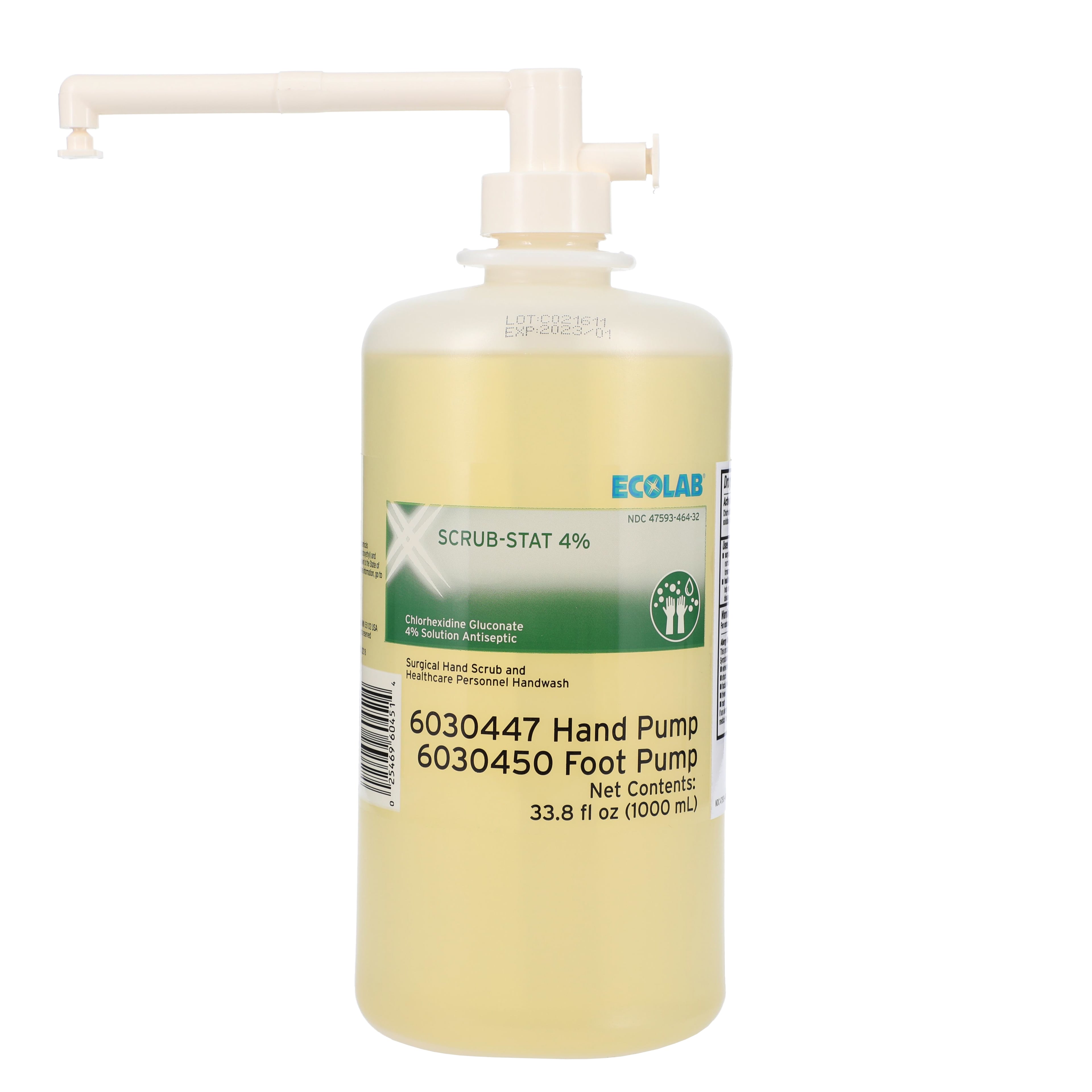 Scrub-Stat™ Hand Scrub, 4% Chlorhexidine Gluconate, Floral, 1000 mL Bottle, 6030450
